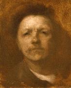 Eugene Carriere Self portrait oil